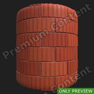 PBR Texture of Wall Bricks Old #5